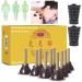 Moxa Sticks for Moxibustion Moxibustion Sticks 50/100/150Set Moxibustion Gathering Energy Burning Column Moxa Stick Moxa Box Moxa Heat Pack Moxibustion Box with Self-Stick Base (100Set)