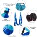 MelkTemn Aerial Yoga Swing Set - Dark Blue & Light Blue | Premium Inversion Tool for Gym and Home Fitness - Buy Online on SooperMarket.com