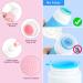 INSFIT 17 Pcs Silicone Travel Bottles Set - 3oz Size Toiletries for Women - Pink Travel Accessories & Containers for Airplane Essentials - Buy Online on SooperMarket.com