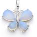Crystal Rough Natural Quartz 1pc Butterfly Formed Pendant Amethyst Natural Crystals Tiger Eye geman Opal Stone for Women Gift Necklace Jewelry (Size : Blue Sandstone) - Buy Online on SooperMarket.com