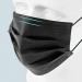 100pcs Black Disposable Face Masks - 3 Layers PLY, Hyegiir, Comfortable Elastic Earloops, Sterile & Breathable for Daily Protection, Air Pollution & Dust-Proof - Buy Online on SooperMarket.com