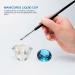 FRCOLOR 1Pc nail art crystal cup dappen dish with lid diamond dappen dish monomer cups for acrylic nails crystal nail cup Crystal Dappen Dish cups glass manicure White crystal small plate 5.5x5.5cm Blue - Buy Online on SooperMarket.com