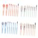 Gogogmee 8pcs Powder Brush Eyeshadow Makeup Brushes Makeup Brush for Woman Cosmetic Face Brushes Wooden Blue