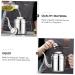 MAGICLULU Oil Can Gooseneck Kettle Olive Oil Decanter Soy Sauce Dispenser Containers Salad Oil Dispenser Bacon Container Olive Oil Jar Sturdy Vinegar Cruet Stainless Steel Storage Seasoning 13X6X6CM As Shown - Buy Online on SooperMarket.com