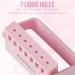 MAKARTT Nail Drill Bit Holder & Storage Case - Pink | 7 Anti-Slip Holes, Detachable Stand, Organize Nail Tech Supplies - Buy Online on SooperMarket.com