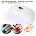 78W UV LED Nail Lamp - Automatic Sensor & Fan Dual Light Nail Dryer for Home & Salon - EU Shipping Available - Buy Online on SooperMarket.com