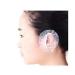 100PCS Transparent Plastic Disposable Waterproof Hairdressing Dye Coloring Ear Cover Protector Caps for Bathing Shower Spa Keep Ear Clean and Dry