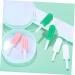 Hemoton 6 Pcs Popsicle Silicone Chew Clear Pacifier Smile Direct Jaw Chewies Aldult Seat Child - Buy Online on SooperMarket.com