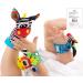4PC Baby Rattling Toys Set - Plush Wrist & Socks Rattles for Newborn Development | Ideal Gift for 0-12 Months Boys & Girls - Buy Online on SooperMarket.com