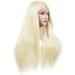 Adjustable Tailor Puppet Head for Salon Training Female Hair Braiding & Makeup Dummy for Hairdressers - Buy Online on SooperMarket.com