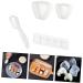 ABOOFAN 4pcs Rice Ball Mold Sushi Press Mold DIY Bento Molds Rice Ball Maker Suite Child Triangle White Pp - Buy Online on SooperMarket.com