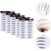 PLAFOPE 5pcs Eyebrow Stickers Brow Shaper Sticker Makeup Stickers Artificial Eyebrow 6d Cosmetic Make up 21x15cm Brown - Buy Online on SooperMarket.com