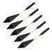 NOLITOY 5pcs Su Lipstick Tube Lip Gloss Tubes Bottle with Lip Brush Pink Makeup Lip Balm Bottles Keychain Tassel Lipstick Tubes Empty Clear Lip Gloss Bottle Cute Sample Holder Travel 11x3cm Black
