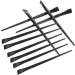 Baluue 24 Pcs Eyeliner Brush Winged Makeup Brush Eyeshadow Brush Black Flat Concealer Brush - Buy Online on SooperMarket.com