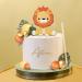 DRWATE Lion Cake Topper with Balls Cake Decorations for Wild Animals Themed Birthday Baby Shower Party Supplies (STYLE 4) - Buy Online on SooperMarket.com