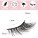 Wansiven Half False Eyelashes Natural 3D Eye Half Eyelashes Multi-layers Wispy Fluffy Curly False Lashes 10 Pairs J33 - Buy Online on SooperMarket.com