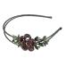 Set of 4 Crystal Flower Headbands - 4 Colors (Jet, Lavender, Rose, Crystal) - Buy Online on SooperMarket.com