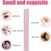 Eyebrow Trimmer for Sensitive Skin - Portable Mini Electric Facial Hair Remover | Pink Aluminum | Shop Internationally - Buy Online on SooperMarket.com