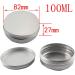 Buy Heallily 100ml Aluminum Tin Jar - Refillable Lip Balm Container | International Shipping Available - Buy Online on SooperMarket.com