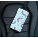 Kids Seatbelt Adjuster & Travel Pillow - Rainbow Pattern | Neck Support & Shoulder Pad for Car Seat & Pushchair - Buy Online on SooperMarket.com