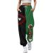 WILLBEST Joggers for Women Stretch Lightweight Jogging Tracksuit Bottoms Lounge Loose Fit Sweatpants Sports Trousers Jog Pants Loungwear S 1628-djufh-4-red