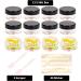12 Pink 5ml Empty Jars with Lids | Ideal for Lip Balm & Cream - International Shipping Available - Buy Online on SooperMarket.com