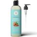 Sweet Almond Oil for Hair and Skin, 100% Pure and Cold Pressed, Hexane Free, Skin Moisturizer, Nails, Therapeutic Massage, Carrier Oil - by Pure Body Naturals 16 Fl. Ounce (Label Varies)
