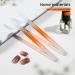 Bezox Premium Glass Nail Shaver - 2-Piece Manicure Set for Perfect Nails & Skin Care - Dual-Ended Manicity Stick - Buy Online on SooperMarket.com