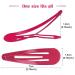 100Pcs Snap Hair Clips 2.76 Inch Metal Barrettes in Assorted Colors - Non-Slip Hair Accessories for Girls, Women, Kids, Teens - 100pcs Colorful Set - Buy Online on SooperMarket.com