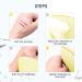 LYFONDYI Facial Cleaning Sponge Set - 2 Reusable Bath Sponges for Daily Exfoliating & Makeup Removal | Grey & Yellow | Finger Glove Included - Buy Online on SooperMarket.com