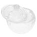 ABOOFAN Wedding Decor Nail Manicure Tools Manicure Nail Dish Nail Dish Bowl with Lids Dappen Dish Nail Accessories Nail Art Dish Nail Dish Cup Nail Cups Glass Diamond With Cover 1