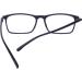 Blue Light Blocking Glasses for Computer - Anti Glare Fatigue Blocking Headaches Eye Strain - TR90 Frame Matt Black - Buy Online on SooperMarket.com