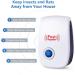 6 Pack Ultrasonic Pest Repeller - Electronic Plug-in Sonic Control for Insects, Rodents, and Bugs - Home, Office, Warehouse, Hotel - Repels Roaches, Ants, Mice, Mosquitoes, Spiders - Buy Online on SooperMarket.com