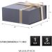 5 Packs grey Gift Box 8x7x3.3 Inches Small Gift Boxes with Lids and Magnetic Closure Collapsible Gift Boxes with Card and Ribbon for Presents Men Gift Wedding Male Birthday Graduation Merry Christmas 8x7x3.3 Inch(5 Packs) Grey - Buy Online on SooperMarket.com