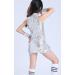 Happy Cherry Girls Sequin Sparkle Hip Hop Dance Outfit - Silver, 6-7 Years - Buy Online on SooperMarket.com