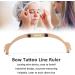 Eyebrow Line Marker Ruler Set Foldable Brow Mapping String Microblading Kit Eyebrow Stencils Eyebrow Mapping Kit for Novice and Professional.(gold) - Buy Online on SooperMarket.com