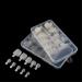 100 Pieces Acrylic Full Cover Toenail Tips - Wrong Toenail Solutions for Perfect Pedicures | International Shipping - Buy Online on SooperMarket.com
