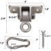 304 Stainless Steel Heavy Duty Swing Hangers Set of 2 - Mounting Hardware Included - Buy Online on SooperMarket.com