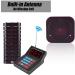 ASHATA Restaurant Paging System - Wireless Call Coaster Pagers - Guest Waiting Pager - 10 Coaster Pager Call Button Keypad - Built-in Antenna - Black - Buy Online on SooperMarket.com