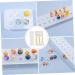 STOBOK 3 Pcs Pendant Silicone Mold Silicone Molds Sphere Beads Creative Crystal Epoxy Mold Epoxy Resin Flat As Shown 23X6.2CM - Buy Online on SooperMarket.com