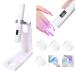 Mini UV Nail Light with Nail Stamper Portable Handheld UV Light Lamp with Foldable Stand for Gel Nail Cordless LED Nail Polish Dryer Kit for Home Salon DIY Manicure mini stand
