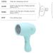 Kids Hair Dryer Mini Portable Travel Hair Dryer Small Lightweight Blow Dryer with 3 Speeds Wind Negative Ionic Constant Temperature Hair Care Adjustable Hair Dryer for Home US Plug 110V - Buy Online on SooperMarket.com