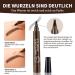 Wuiil Waterproof Eyebrow Pencil - Perfect for Beginners & Professionals | Effortless Dark Brown Brows | Ideal for Welding Festivals - Buy Online on SooperMarket.com