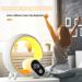 Buy Bammare LED Bedside Lamp & Alarm Clock - Smart App-Controlled Sunrise Light Bluetooth Speaker 16 Million Colors & 256 Patterns - Buy Online on SooperMarket.com