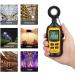 Digital Light Meter with Ambient Temperature Measurer - Up to 200,000 Lux - 4 Digit Color LCD Screen - Buy Online on SooperMarket.com
