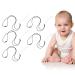 Buy Silicone Sensory Chewing Chains - 5-Piece Teething Set for Babies (White) | Gum Massage & Safe Chew Toys - International Shipping - Buy Online on SooperMarket.com