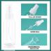 MEKK 2oz Mini Travel Spray Bottles - 6 Pack Fine Mist Clear Bottles for Cleaning Solutions - Buy Online on SooperMarket.com