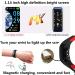 Fitness Tracker Smart Watch Bracelet | 1.14 Color Screen, IP68 Waterproof, Step Calorie Counter, Sleep Monitoring | Activity Tracker for Women Men Kids - Red - Buy Online on SooperMarket.com