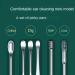 Ear Scoop 6-Piece Set of Ear Picking Tools Adult Ear Pick Ear Scoop Stainless Steel Portable Keychain Ear Scoop - Buy Online on SooperMarket.com