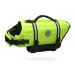 Vivaglory Ripstop Dogs Rescue vest For Small Medium Boat Dog Wallpage with improved buoyancy & visibility neon-yellow XXS: 28-35cm (chest circumference) neon yellow